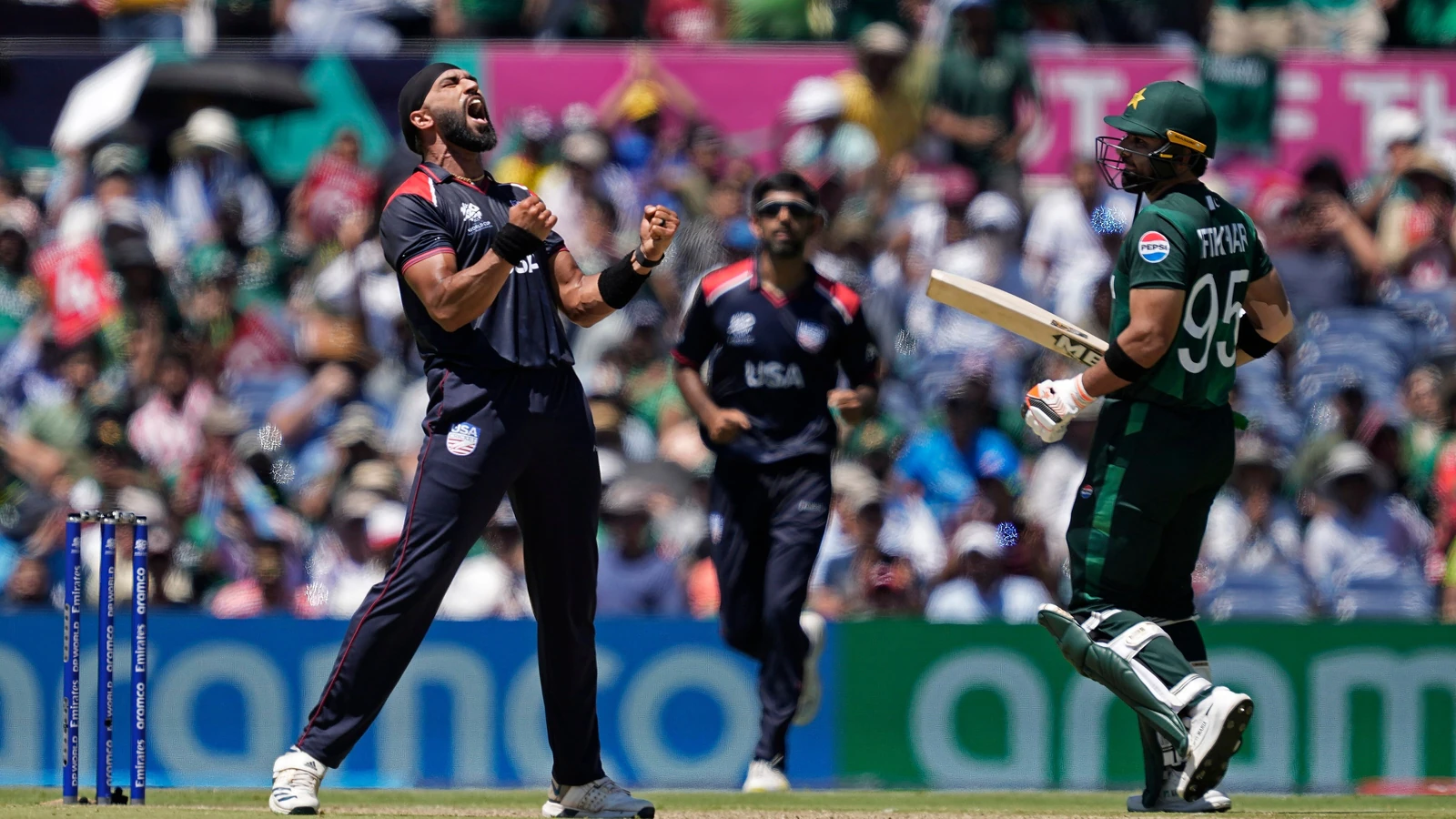 USA’s cricket team beats Pakistan in stunning upset at T20 World Cup